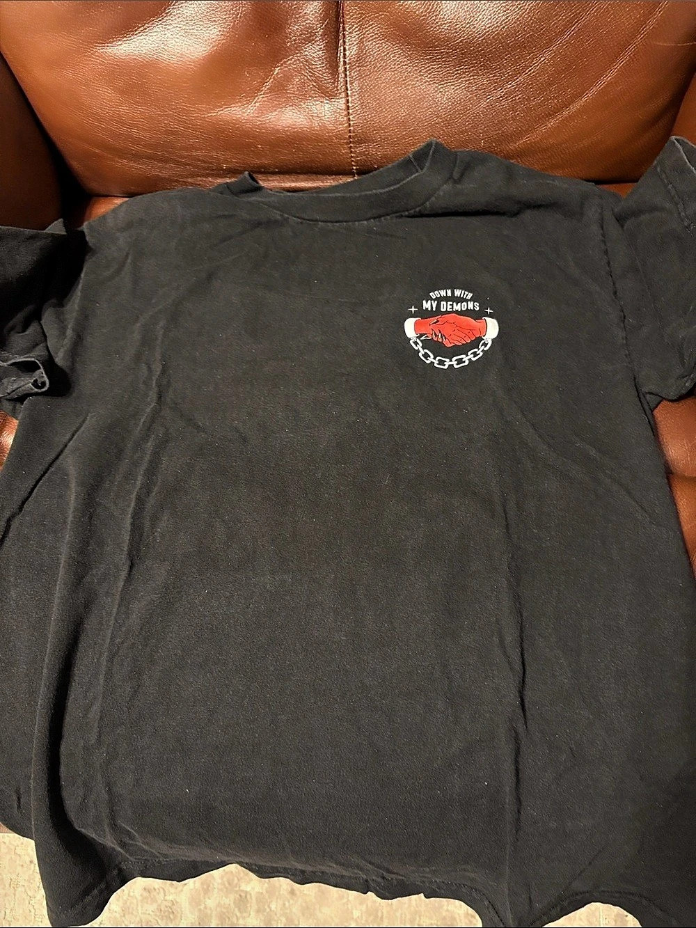 Lurking Class by Sketchy Tank Graphic Tee Size Medium